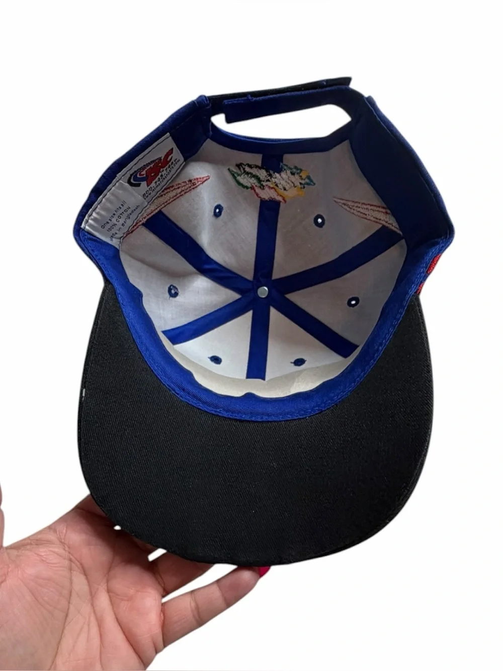 Nascar Daytona International Speedway 90s Vtg Racing Embroidered Blue Hat One Sz